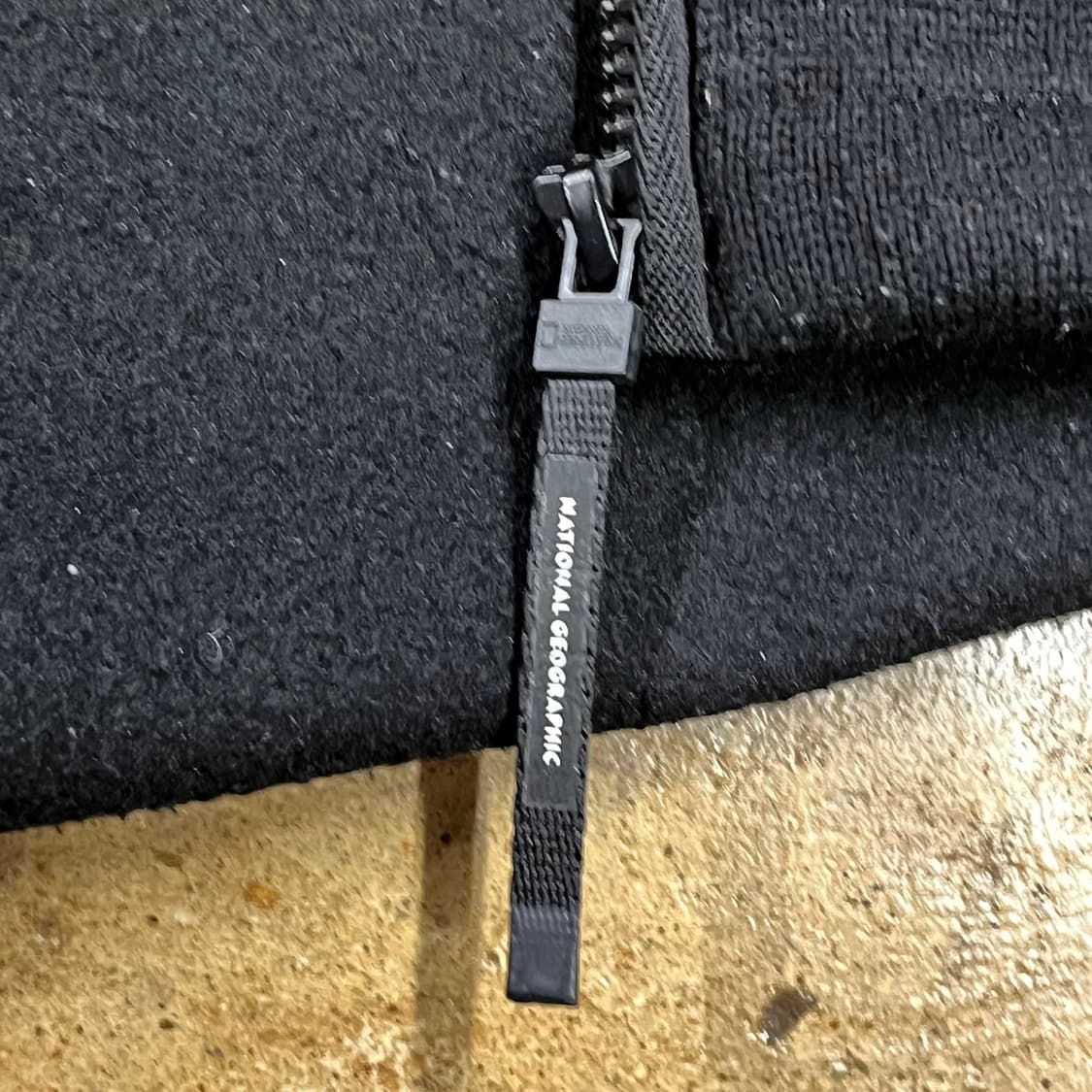 [정품/XL] 내셔널지오그래픽 블랙 기모 자켓 b10 상품이미지7