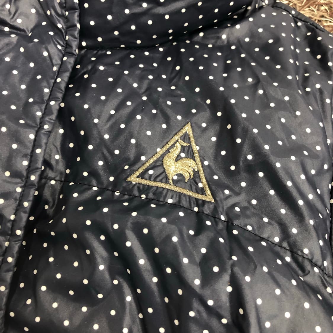 르꼬끄 도트 폴카닷 다운 패딩 상품이미지4