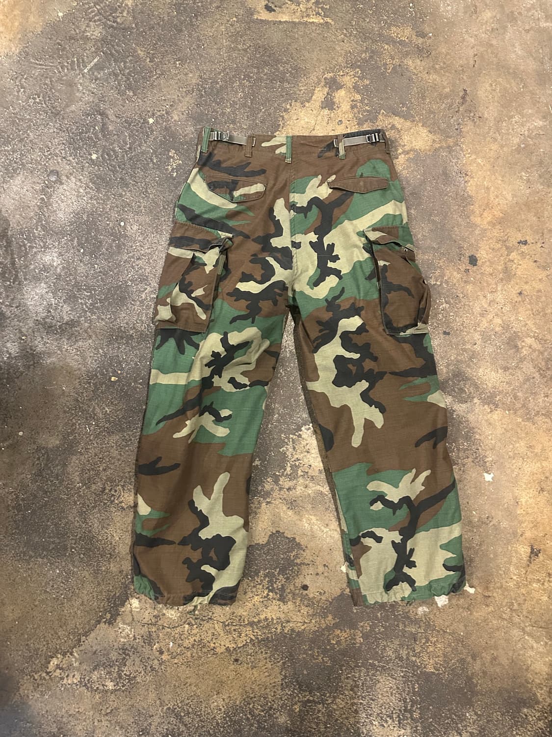 빈티지 80s 미군 m65 우드랜드 필드팬츠  상품이미지2