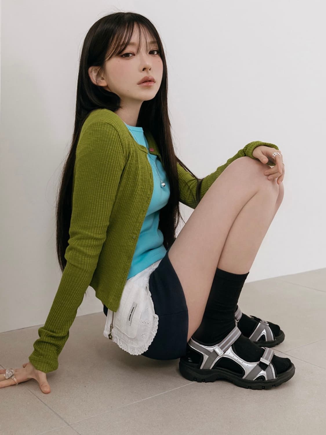 마크모크 WEVE 위브 샌들 실버 230 새상품 상품이미지3