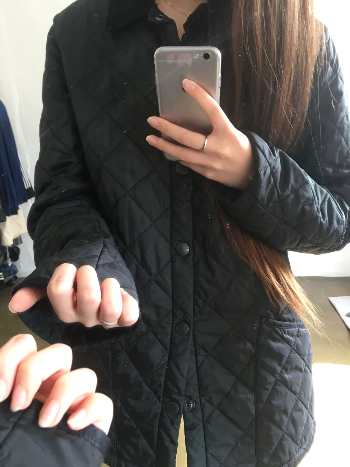 바버 퀄팅 자켓 상품이미지3