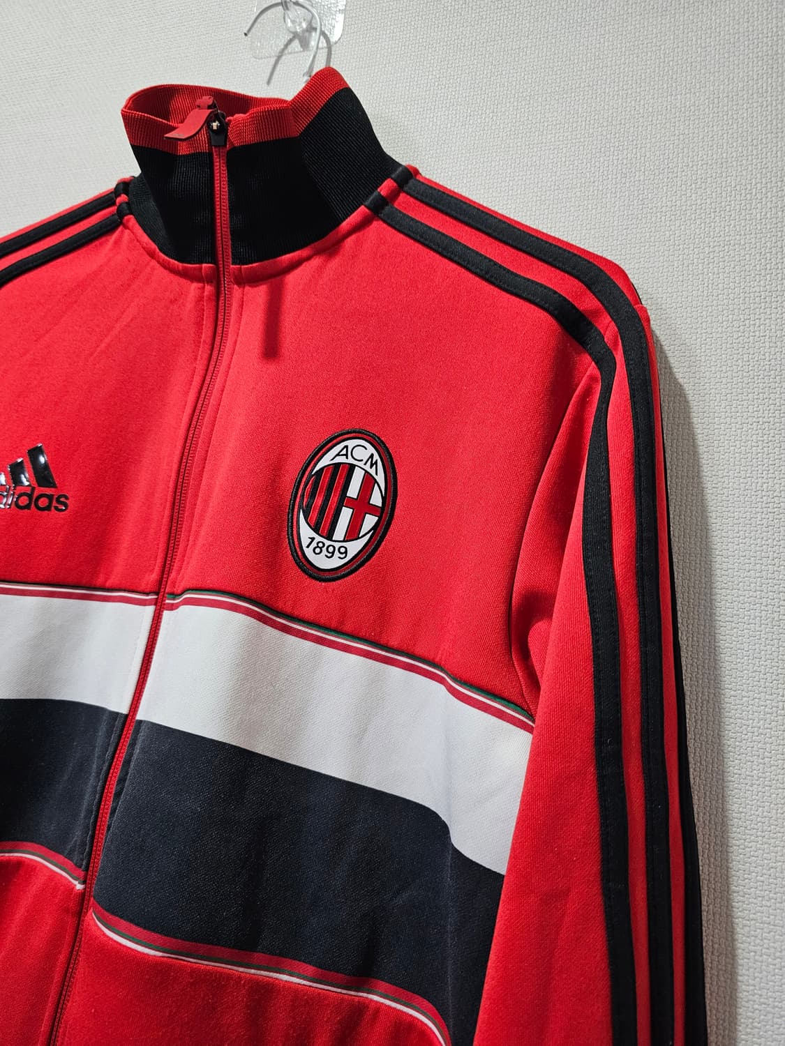 아디다스 AC밀란 빨검 레드 트랙탑 져지집업 100/L 상품이미지2