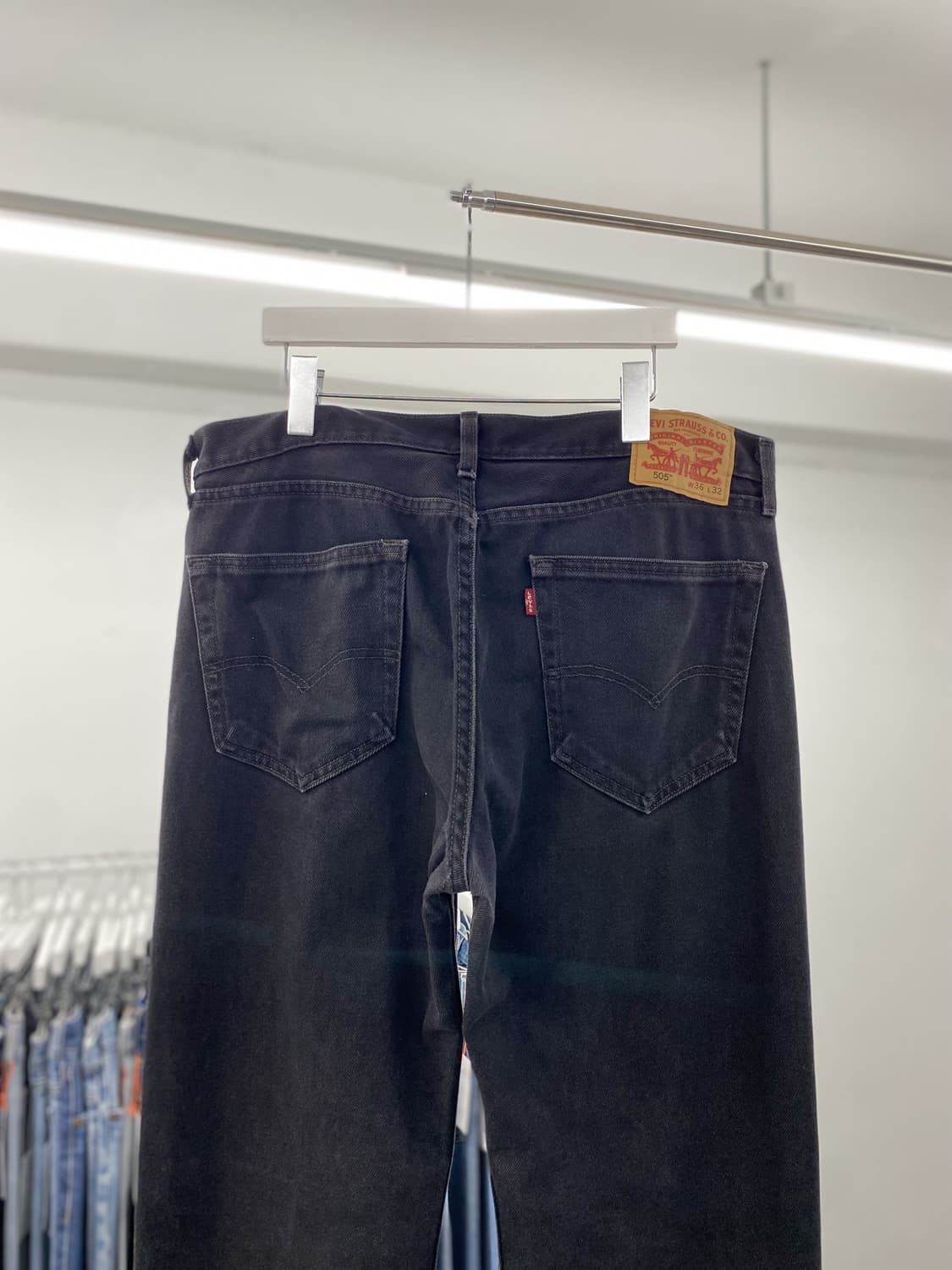 리바이스 빈티지 505 00s 36사이즈 블랙 흑청 상품이미지5