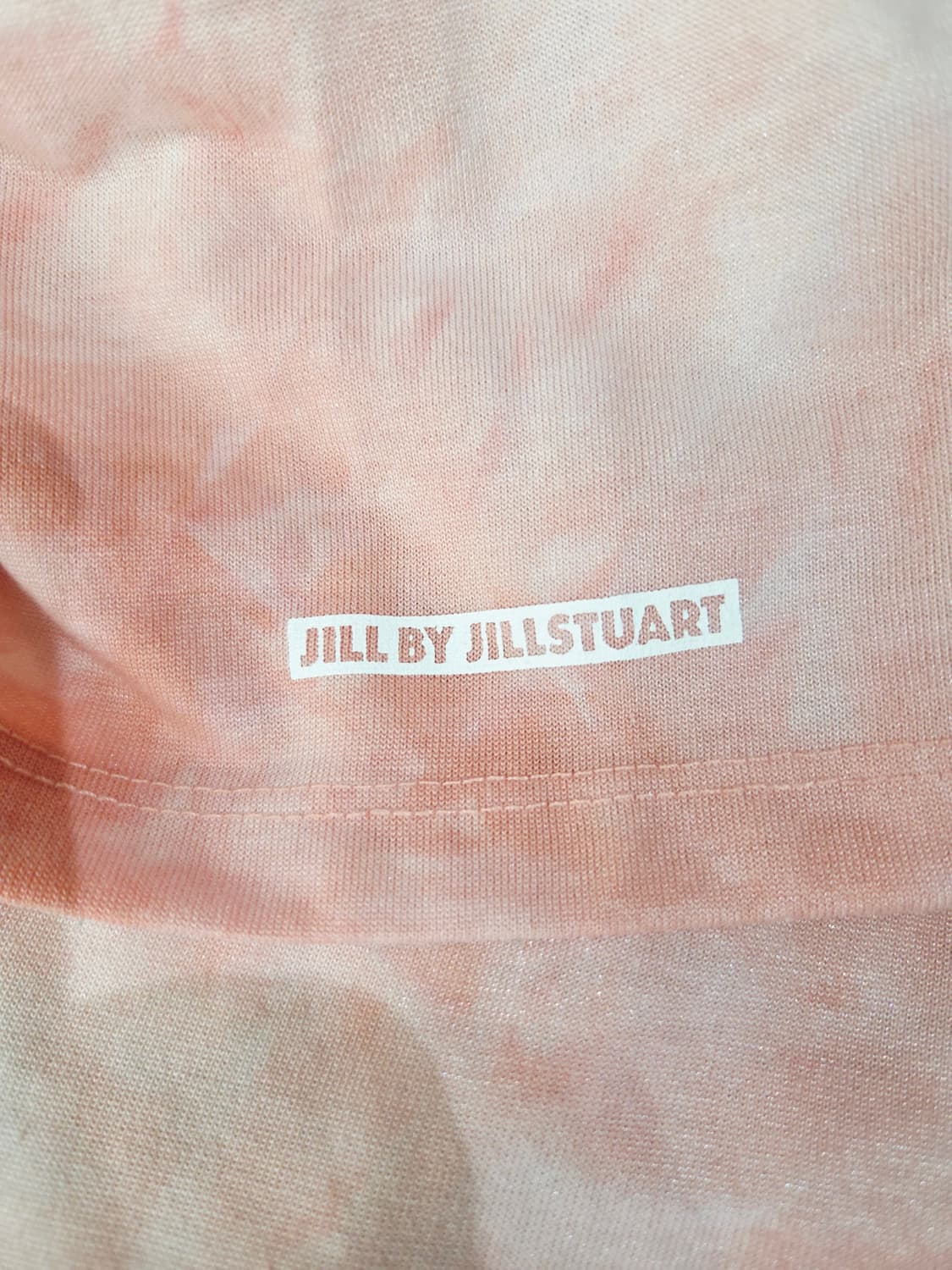 질스튜어트 핑크색 타이다이 반팔 티셔츠_105 상품이미지5