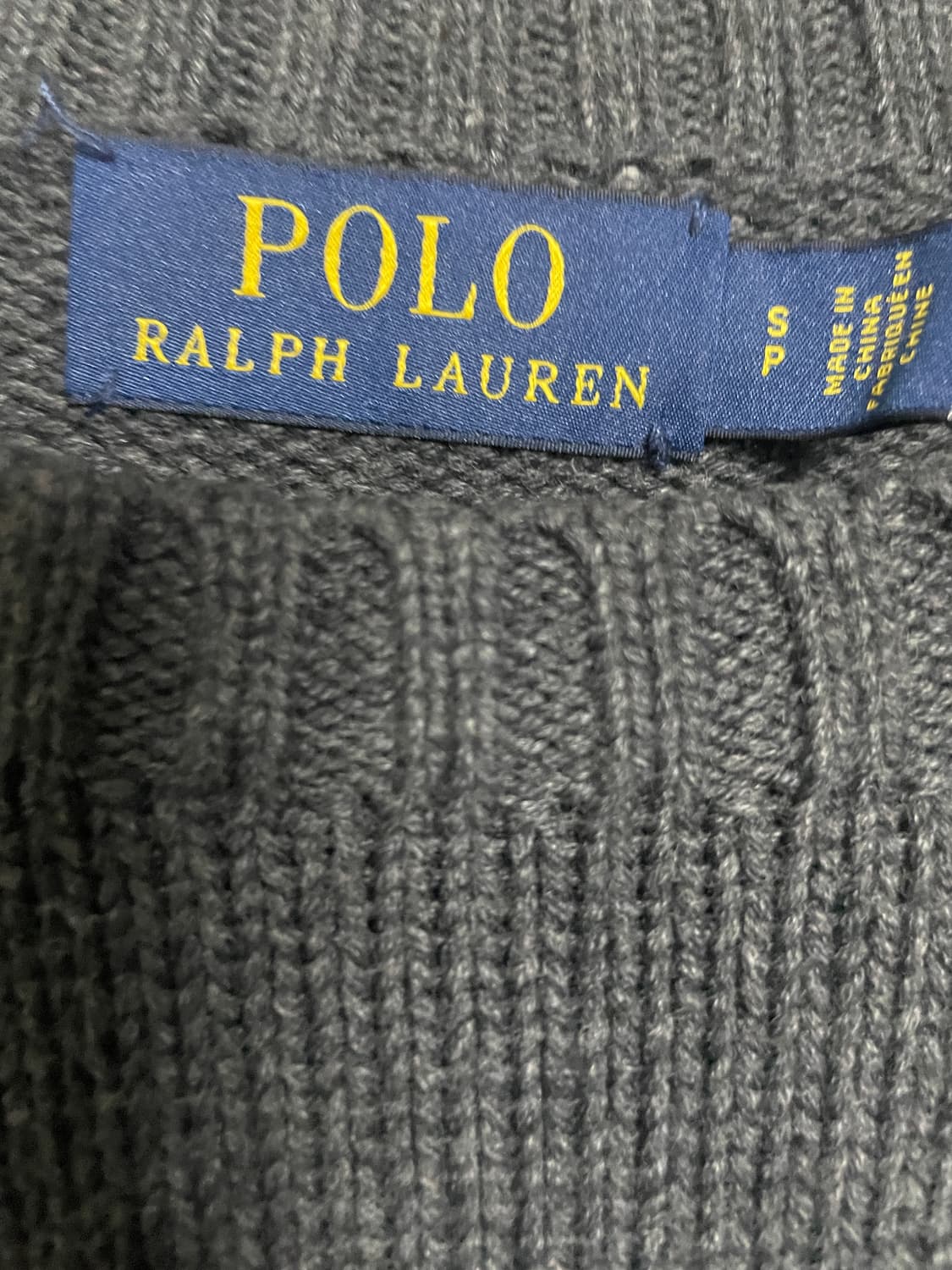 폴로 랄프로렌 베어 곰돌이 니트 그레이 m 상품이미지2
