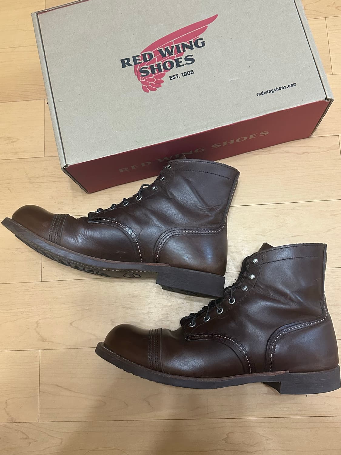 285(10.5)레드윙 8111 아이언 레인저 상품이미지2