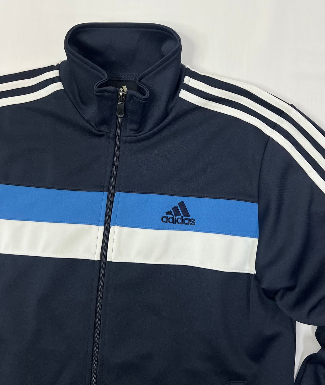 아디다스 삼선 네이비 트랙탑 져지 S 상품이미지2