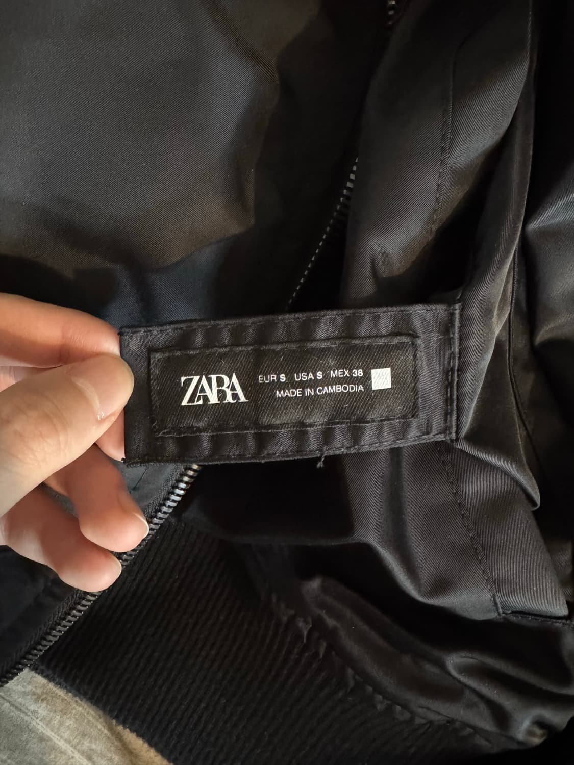 자라 퍼 리버시블 봄버 자켓 상품이미지2