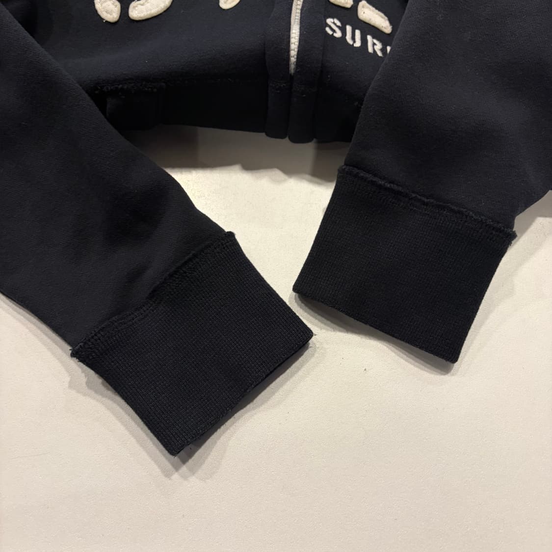 [S] 홀리스터 빅로고 스웻 후드집업 블랙 D838 상품이미지6