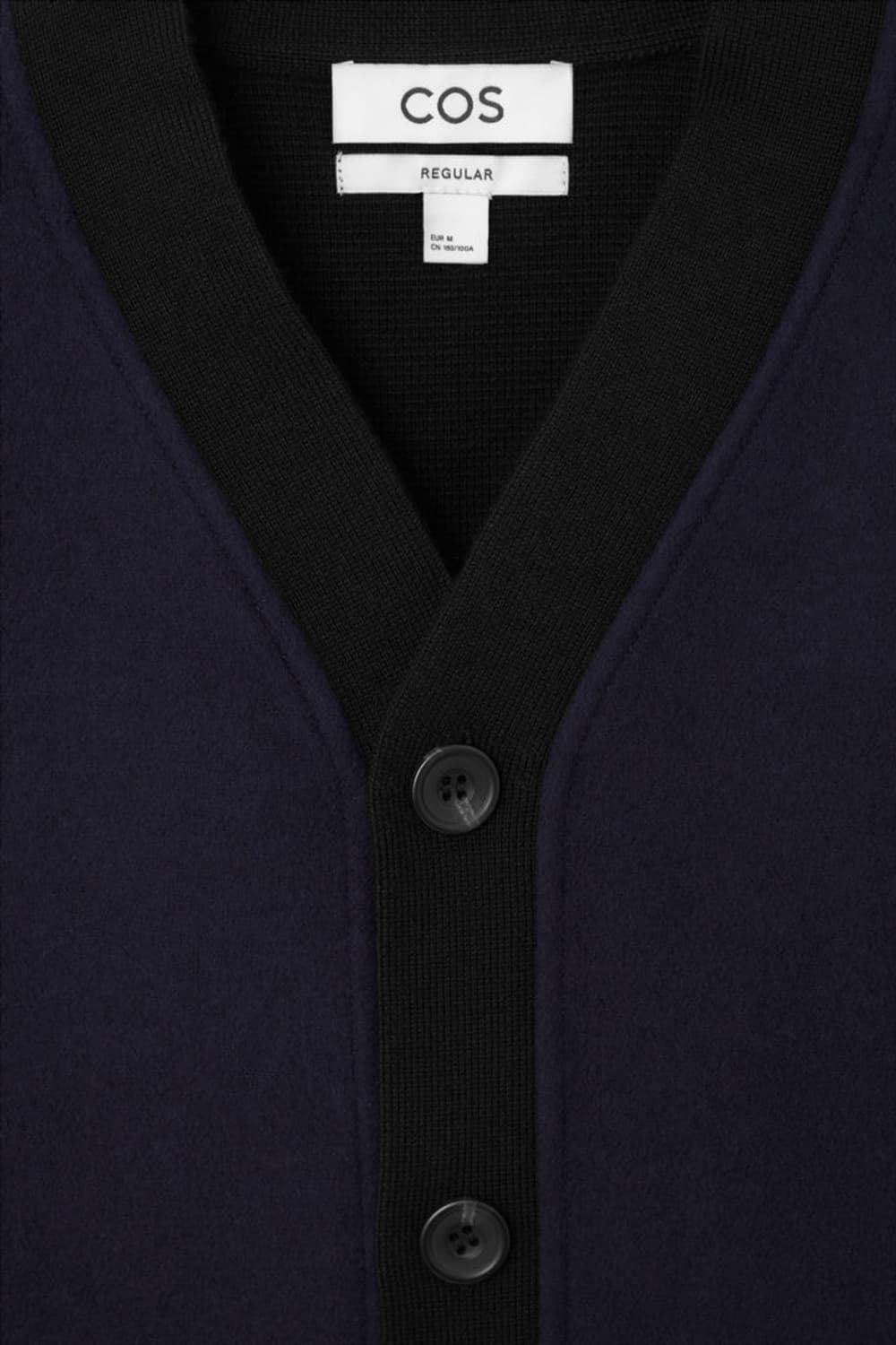 코스cos 컬러 블록 패널 울 가디건 s 사이즈 새상품 상품이미지2