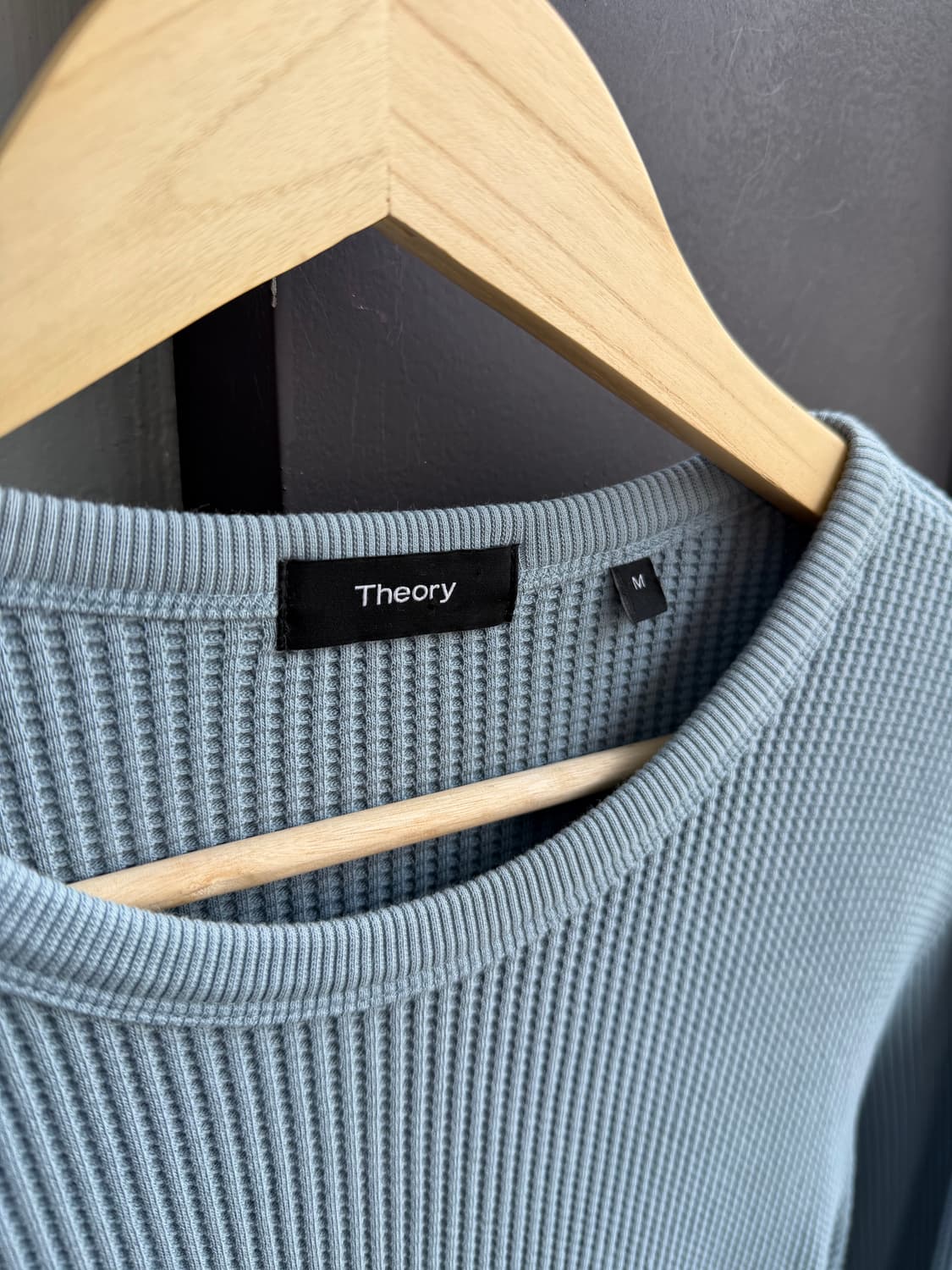 M/ 띠어리 와플패턴 크루넥 스웻니트 상품이미지5