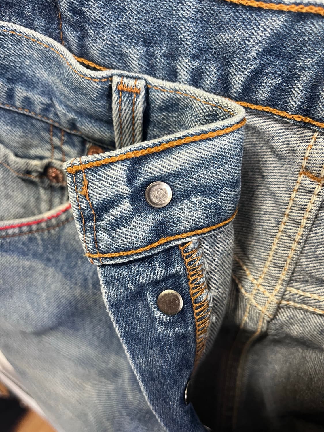 90s usa levis 501(레드 스티치) 상품이미지5