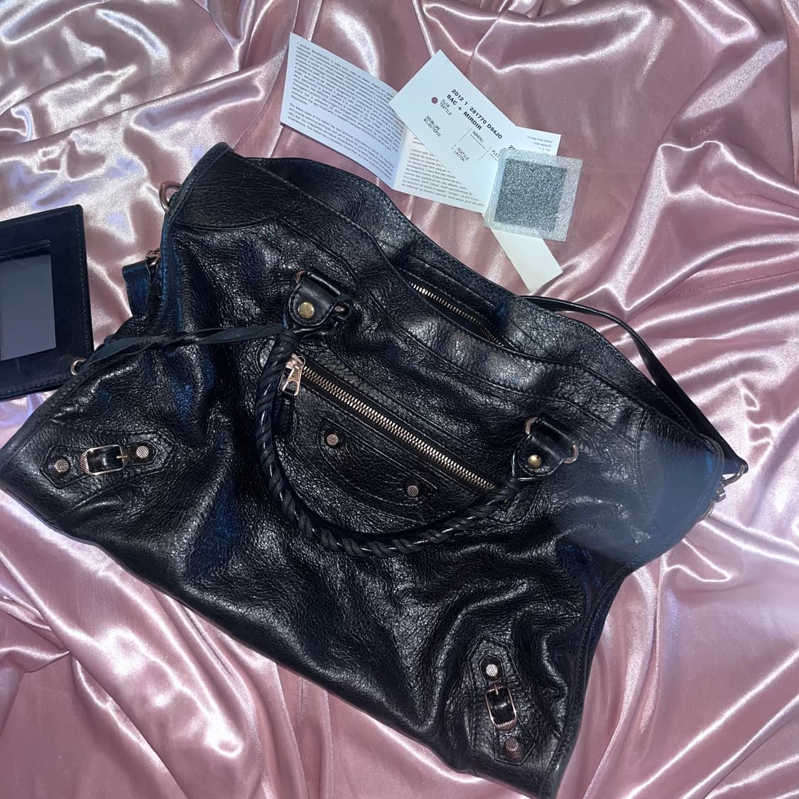 Balenciaga 발렌시아가 모터백 시티백 블랙 상품이미지2
