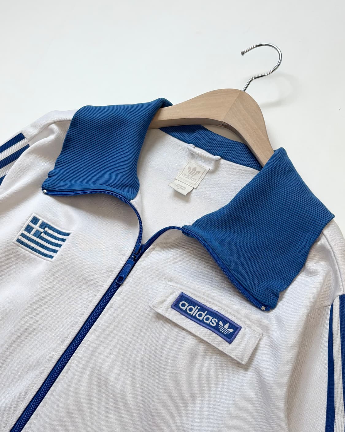 Adidas 아디다스 화이트블루 그리스 트랙탑 상품이미지3