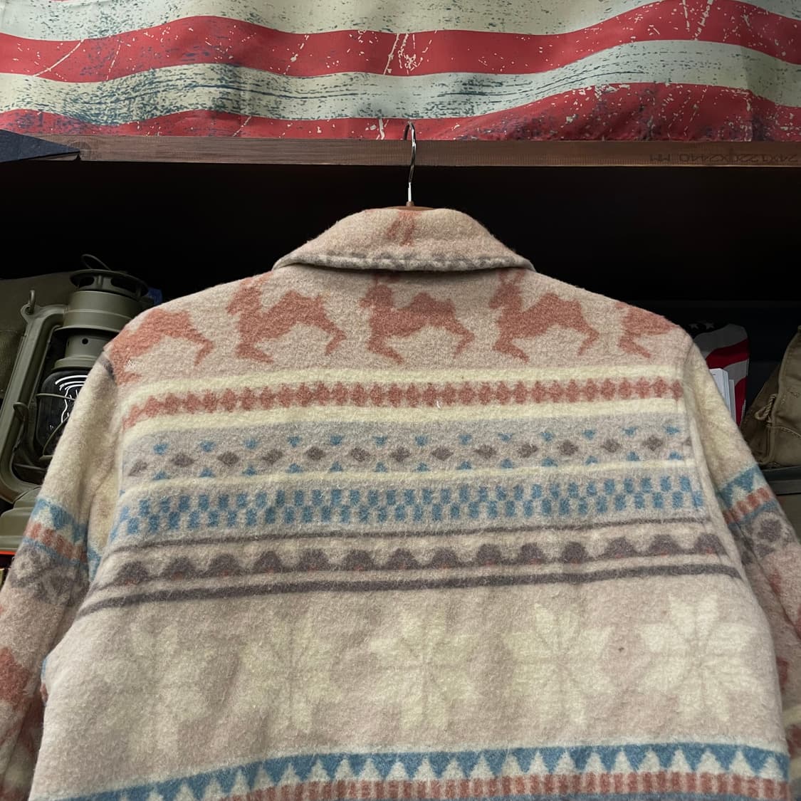 90s L.L Bean 엘엘빈 패턴 라이닝 코트 자켓 상품이미지4