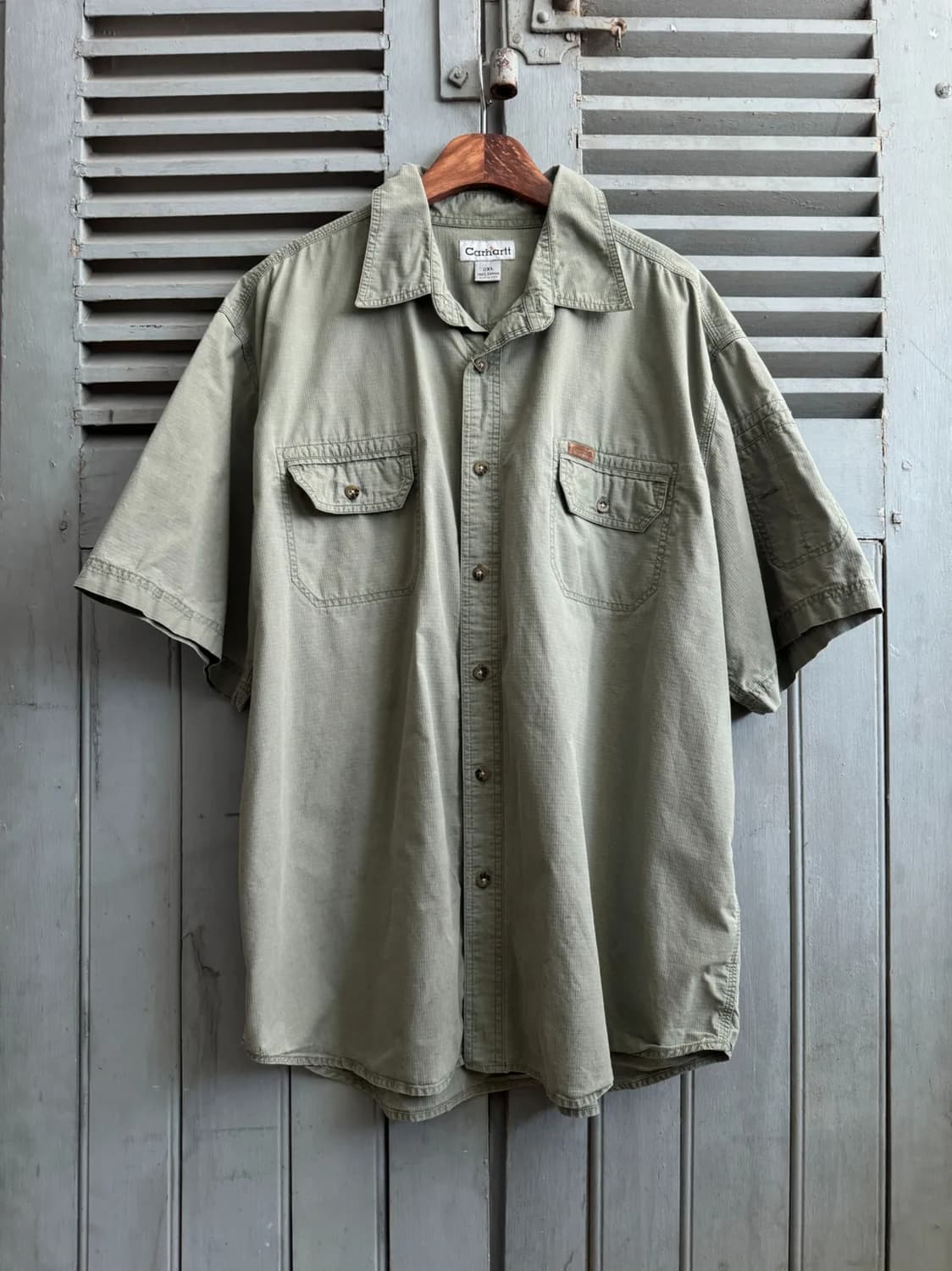 [2XL]칼하트 USA 립스탑 워크셔츠 상품이미지1