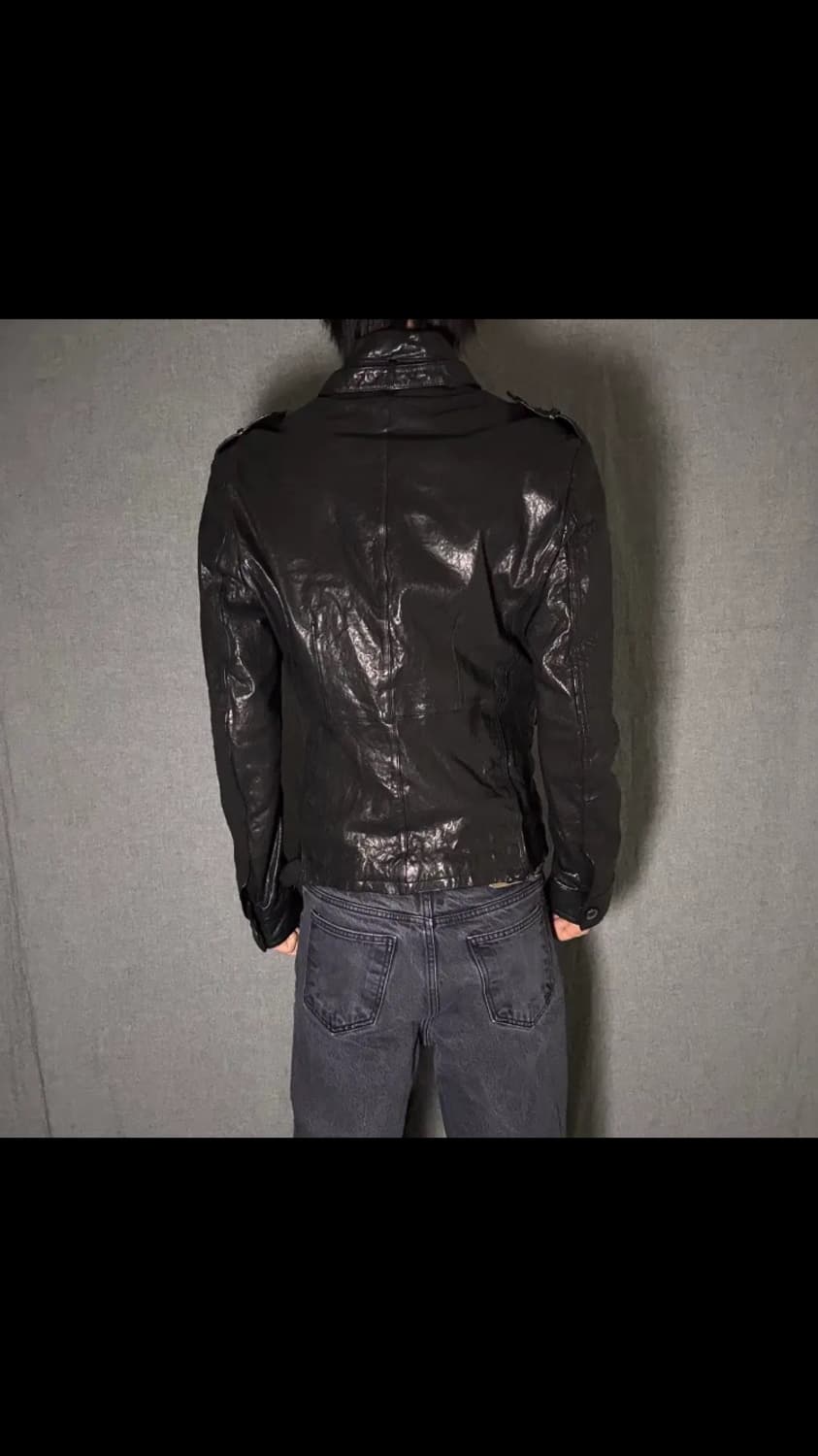 양가죽 디테일 포켓 레더 자켓 상품이미지6