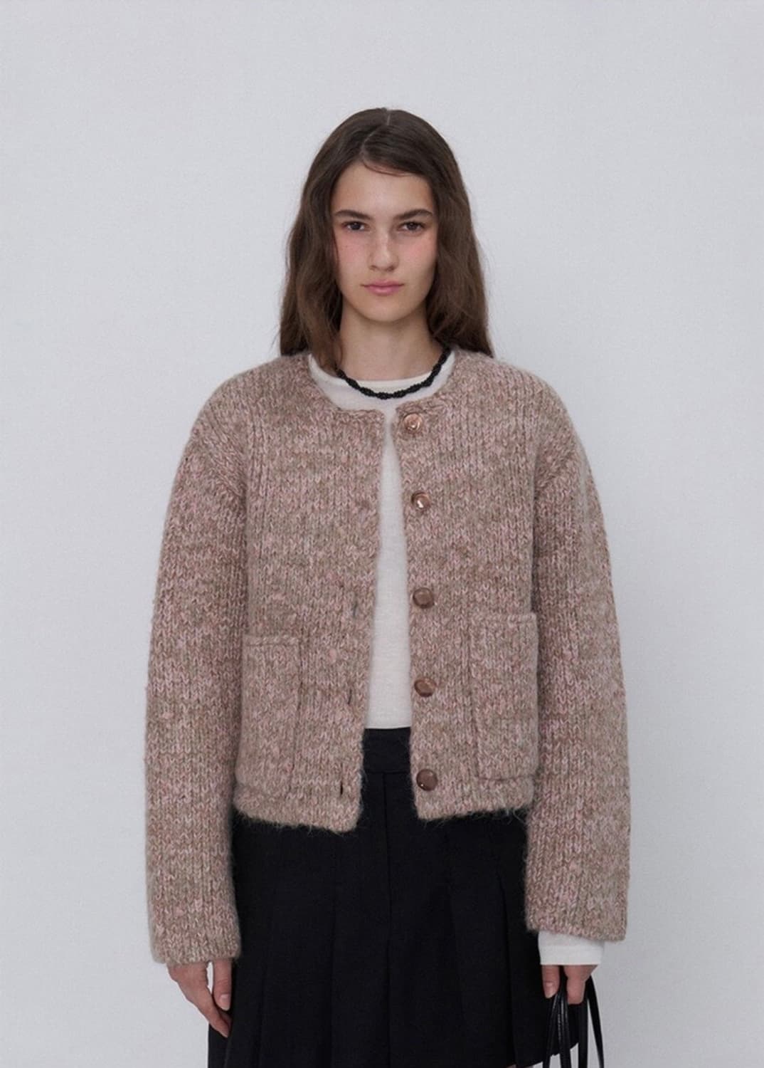 택O) 그로브 TATE 가디건 브라운 상품이미지1