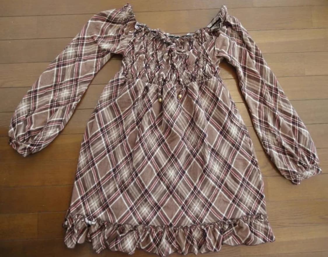 리즈리사 라떼갸루 핀터깔 원피스 상품이미지1