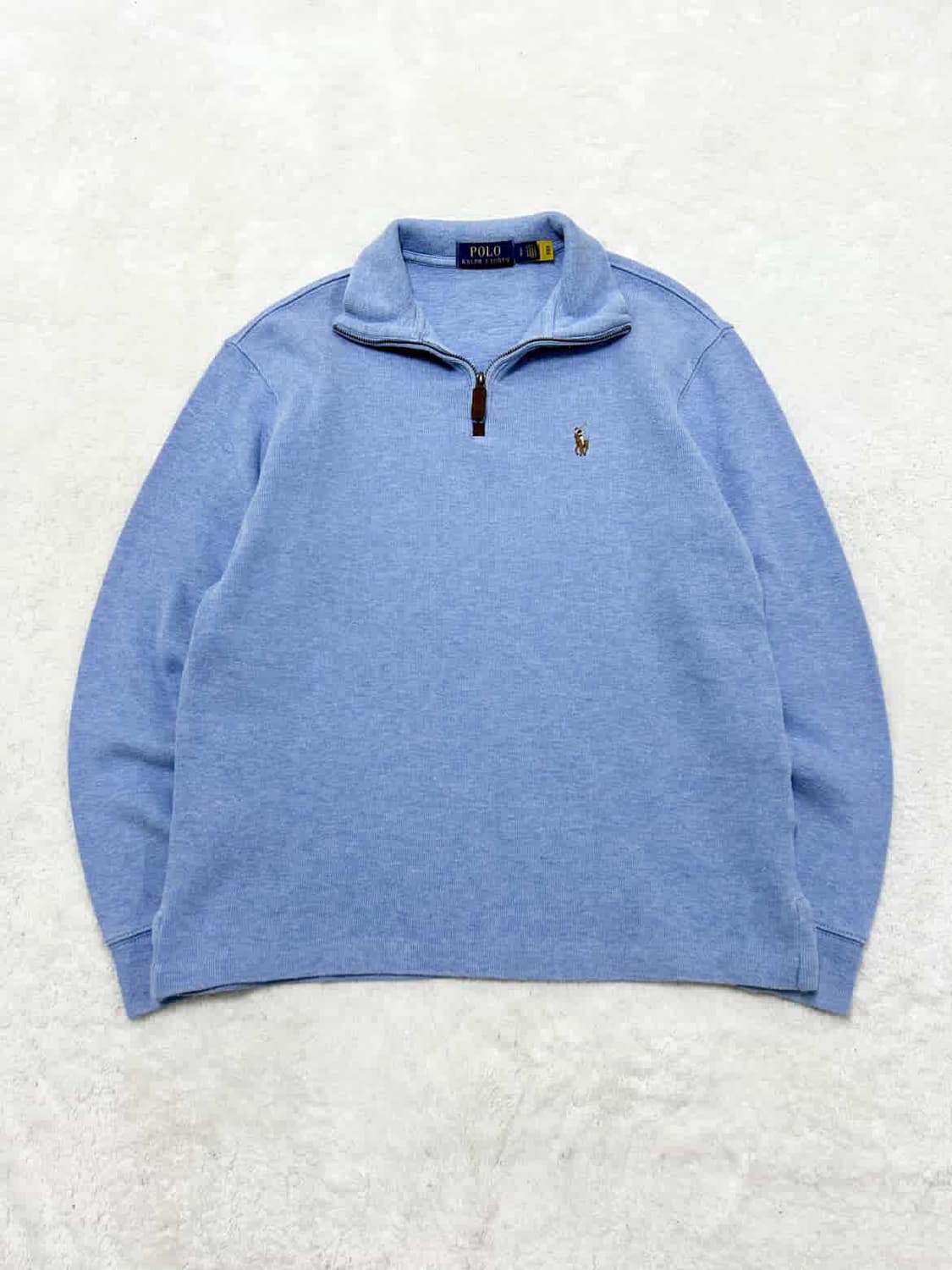 폴로 신형 멀티포니 소라 코튼 반집업 상품이미지5