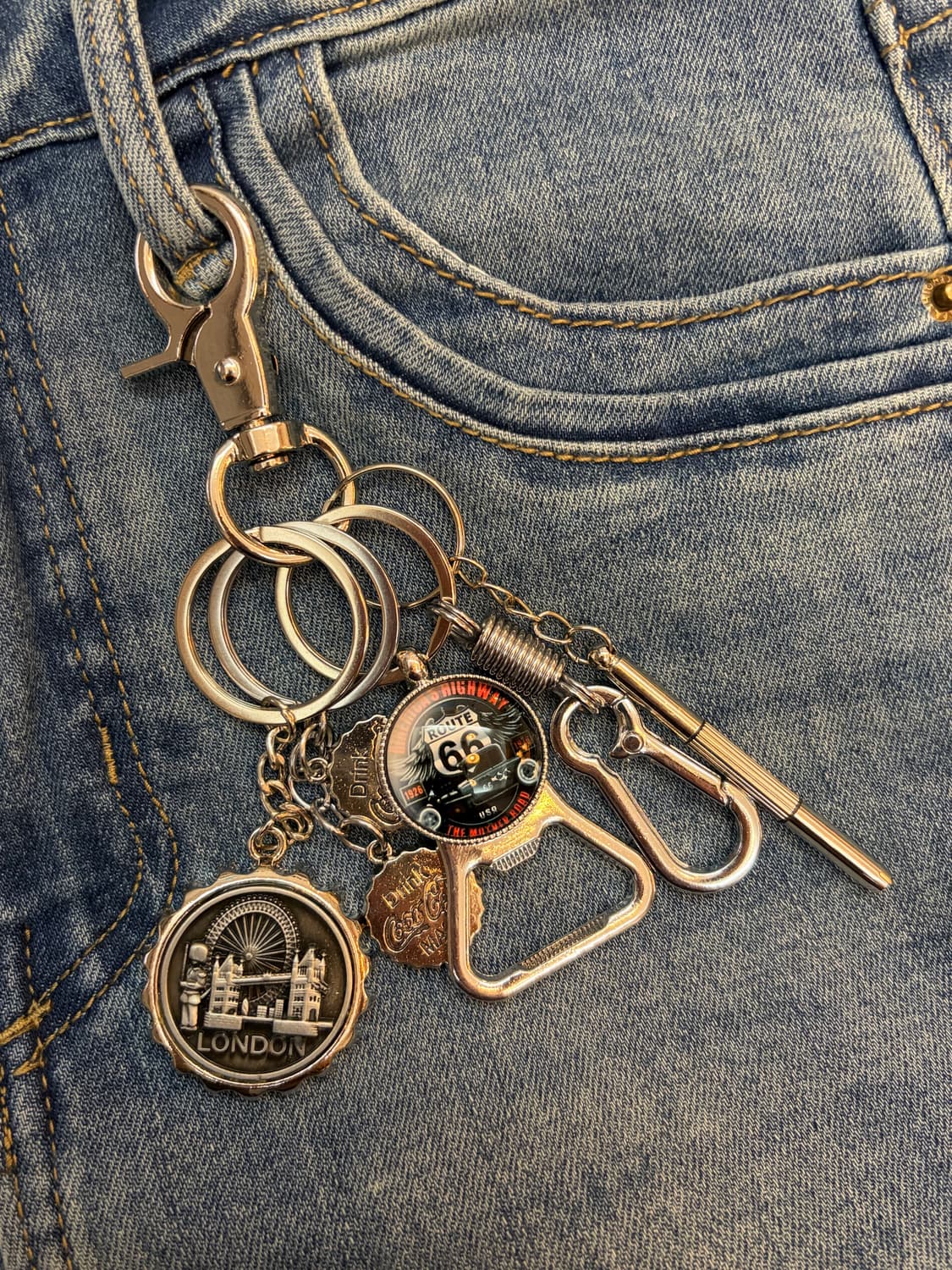 🗝 ROUTE 66 트래블 무드 키링 상품이미지6