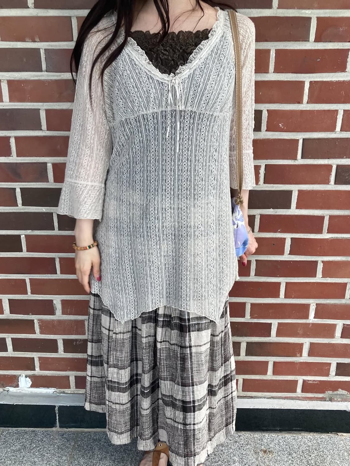 브라운 로즈 페어리 빈티지 코디세트 3pcs 상품이미지5