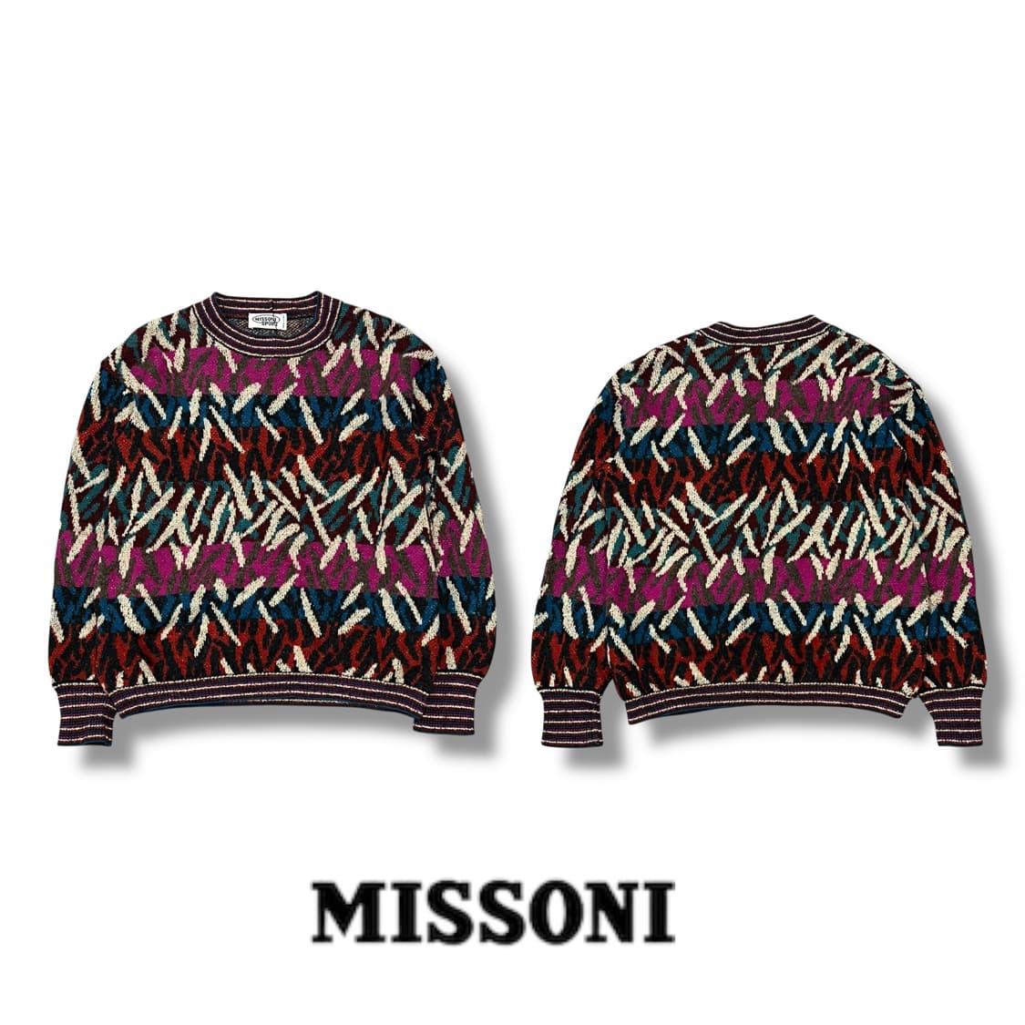 미쏘니 패턴 니트 s08396 상품이미지1