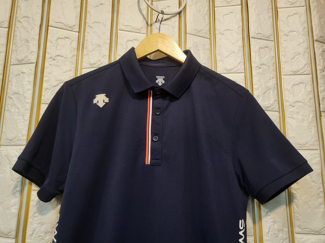 데상트 남성 카라반팔티셔츠  105(실측 100) 상품이미지3