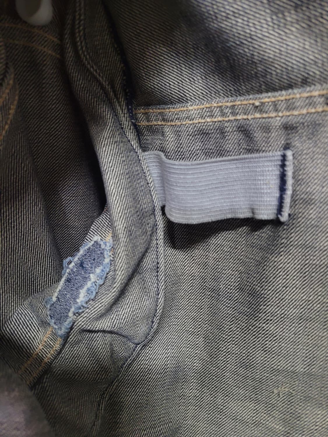 랭글러  11MJ 빈티지  아카이브 셀비지 레드라인 데님자켓  상품이미지5