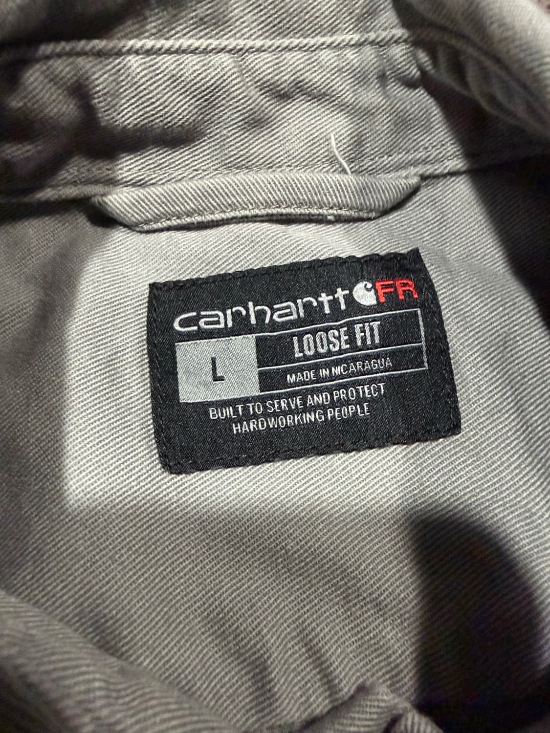Carhartt FR 칼하트 파이어 레지스탕스 워크셔츠 상품이미지3