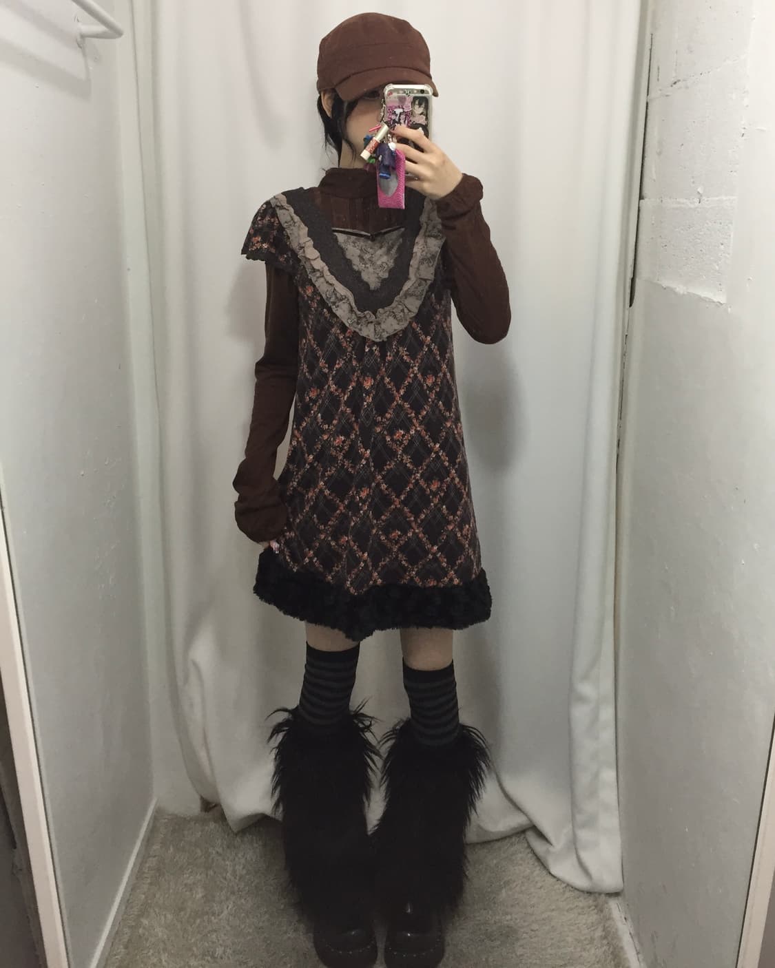 AXES FEMME 초코 브라운 라떼 원피스 세트🦉 상품이미지2