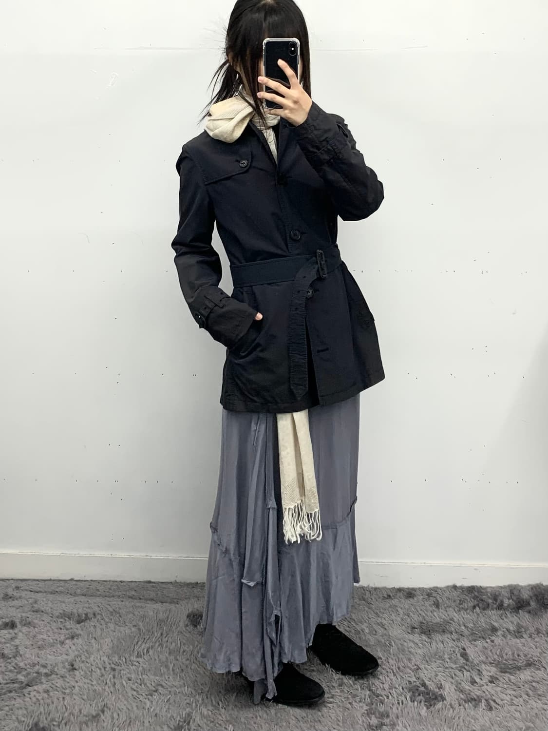 랑방 shift long sk 상품이미지1