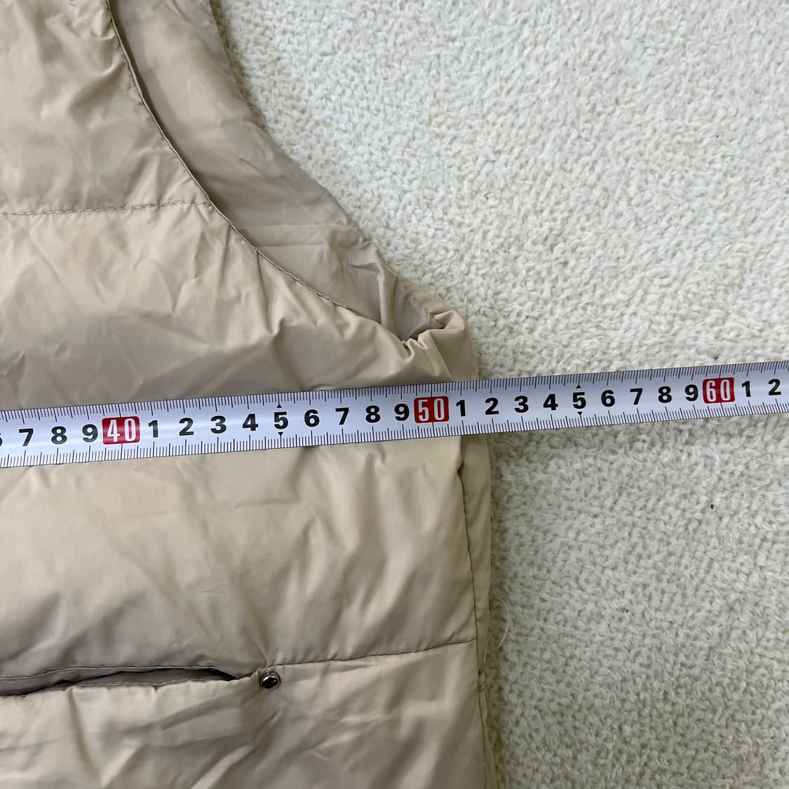 실측확인 고급 삼각로고 패딩 조끼 0317M 상품이미지5