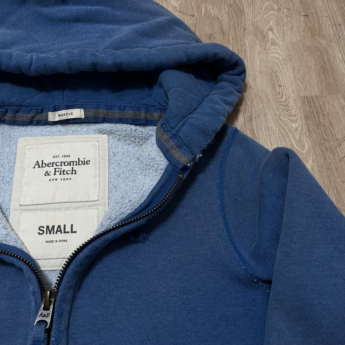 아베크롬비 앤 피치 A&F 1892 빈티지 후드집업 S(90) 상품이미지3