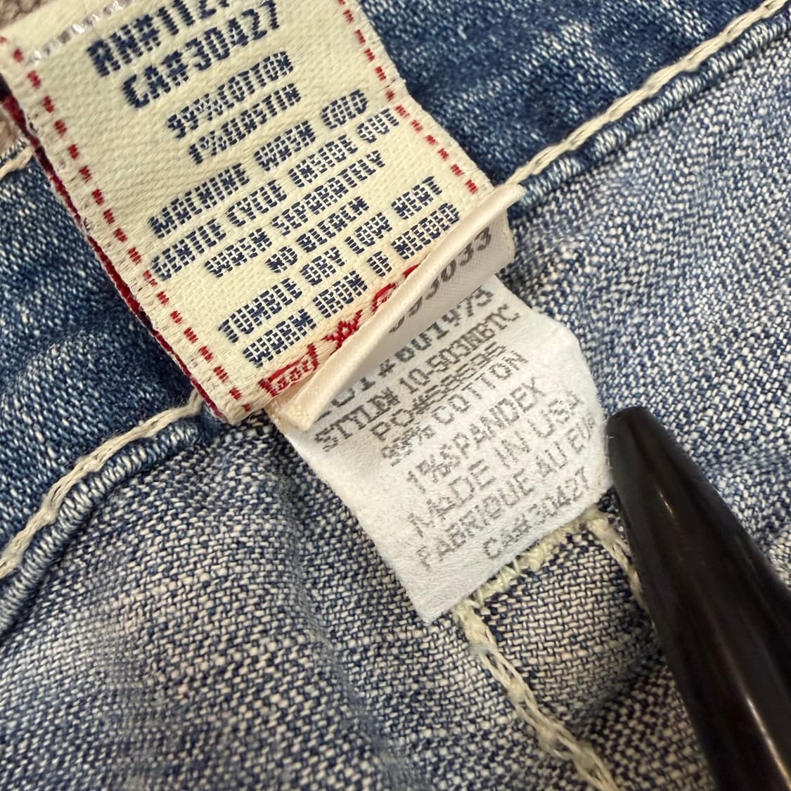 트루릴리전 DISCO JOEY BIG T 우먼스  부츠컷 데님 25 상품이미지5