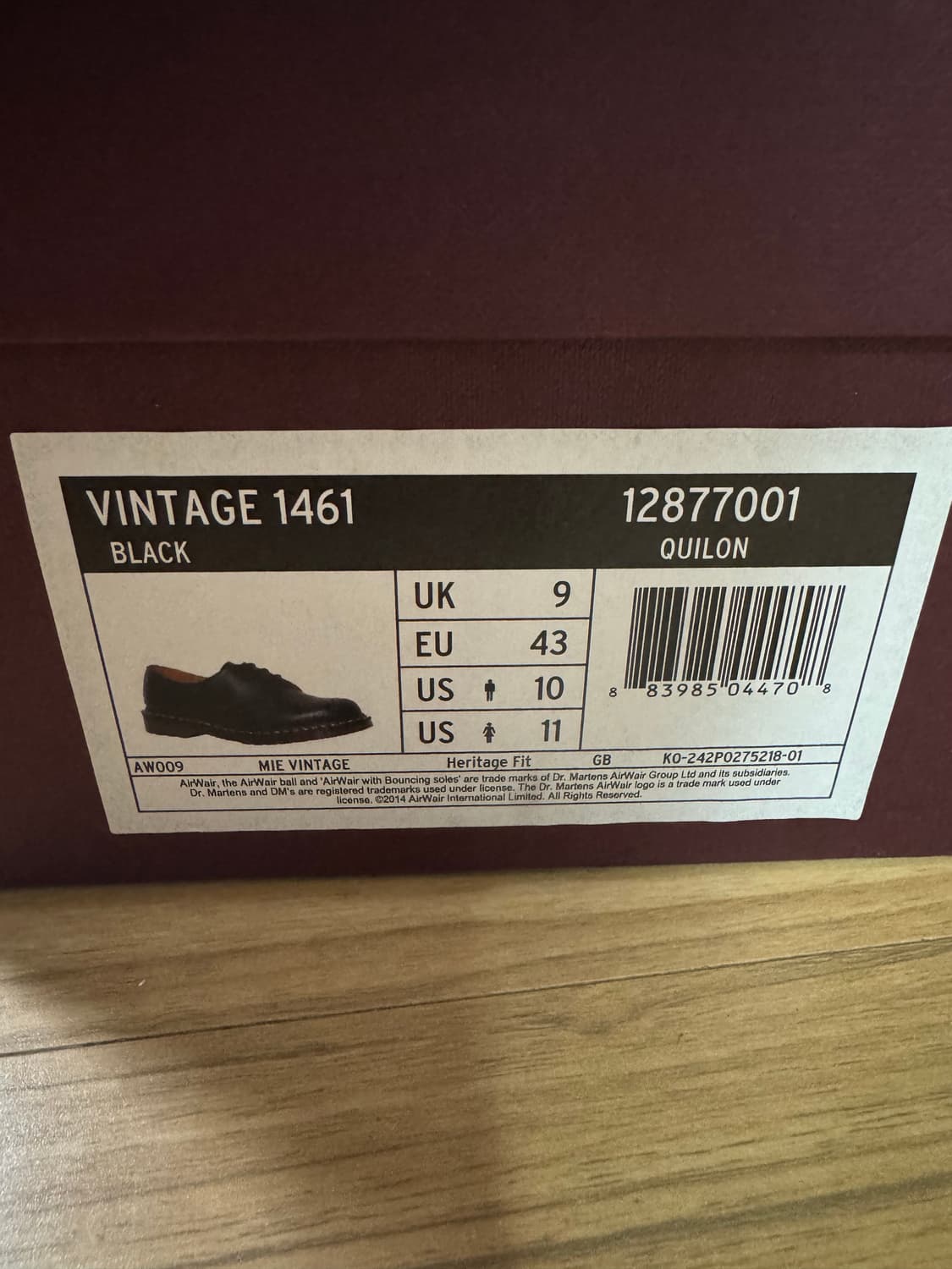 닥터마틴 MIE 1461 UK9(280) 상품이미지7