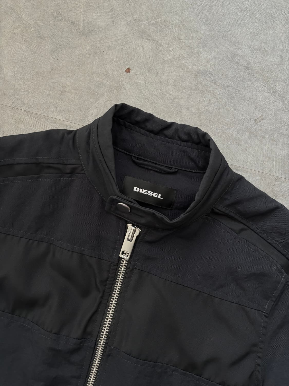 Diesel 디젤 블랙 메탈 슬레이어 바이커 자켓  상품이미지6