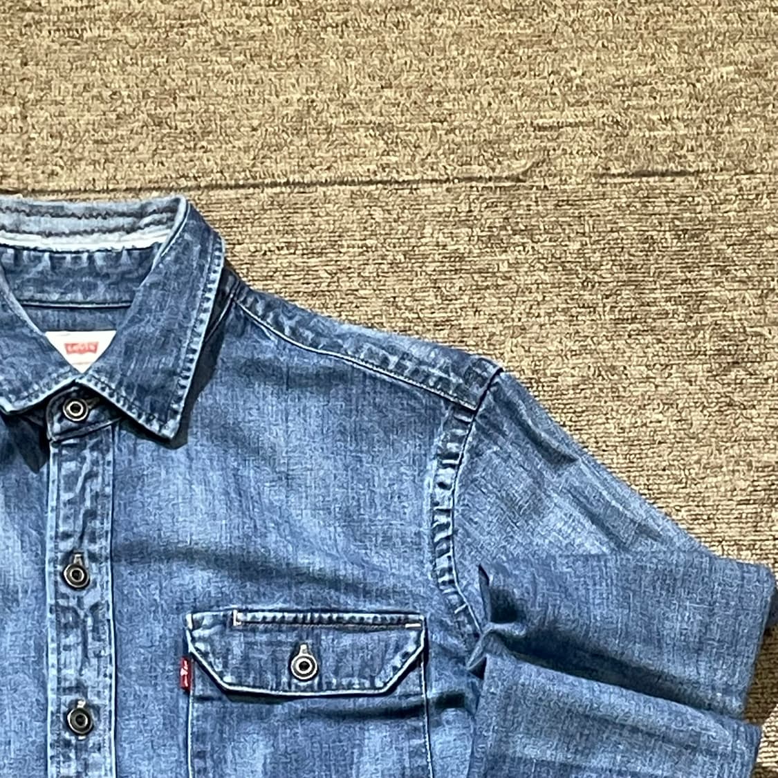 (S) Levi's 리바이스 코튼 데님 셔츠 상품이미지3