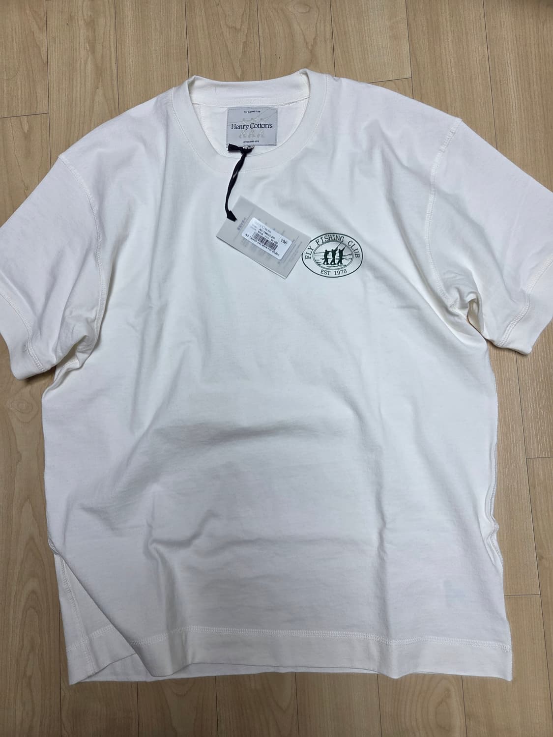 헨리코튼 FFC 반팔티셔츠 105 화이트 새상품 상품이미지1