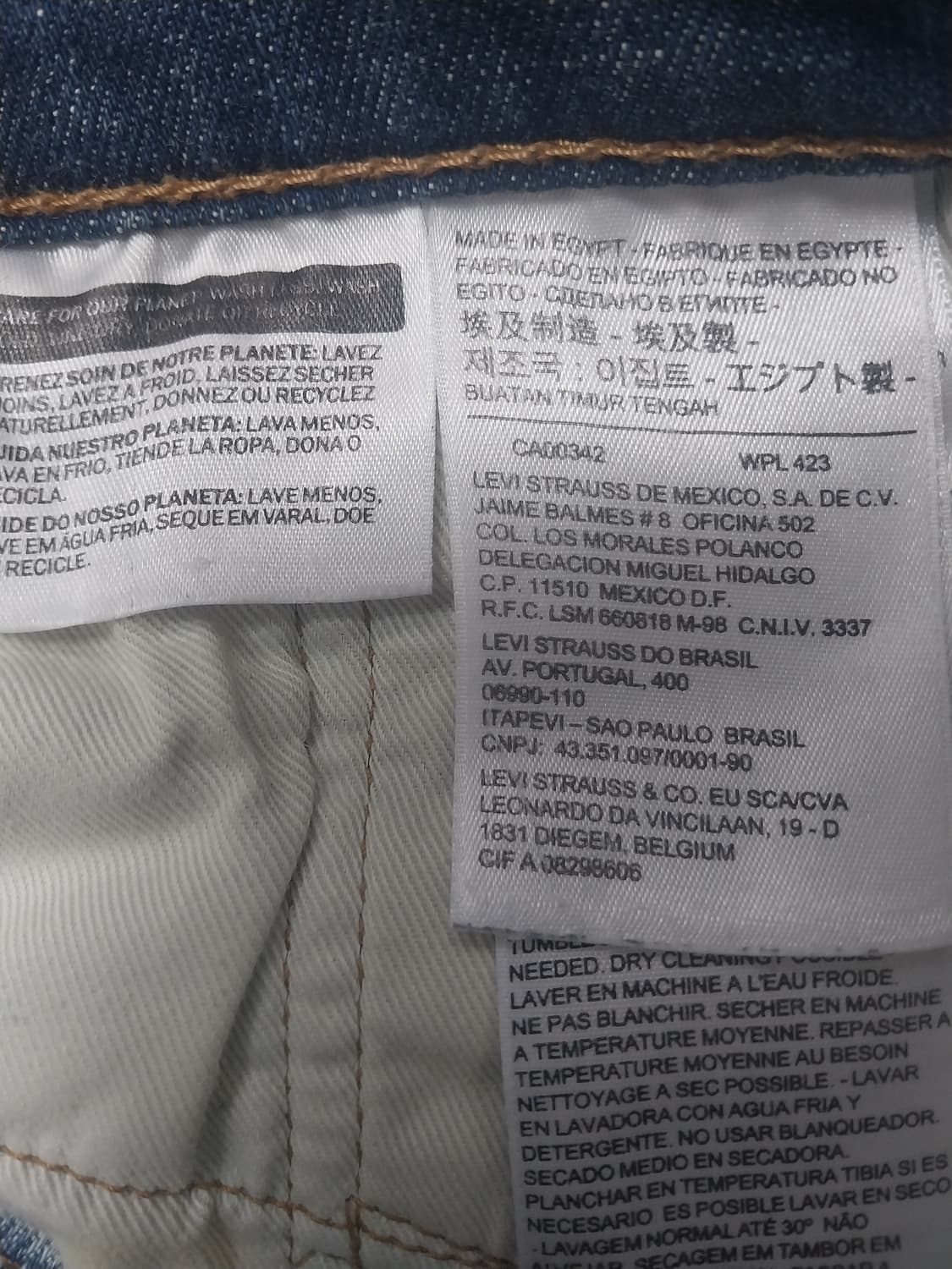 [32] 리바이스 511 중청워싱 슬림진 청바지 상품이미지10