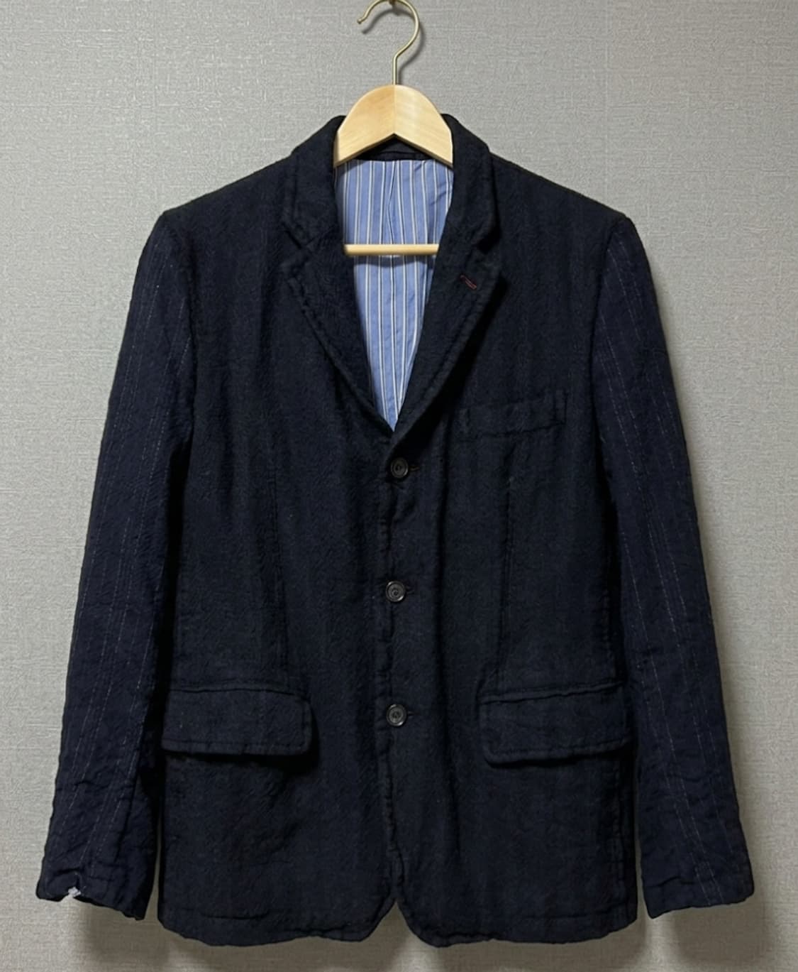 꼼데가르송 옴므 울 축용 테일러드 자켓 상품이미지2