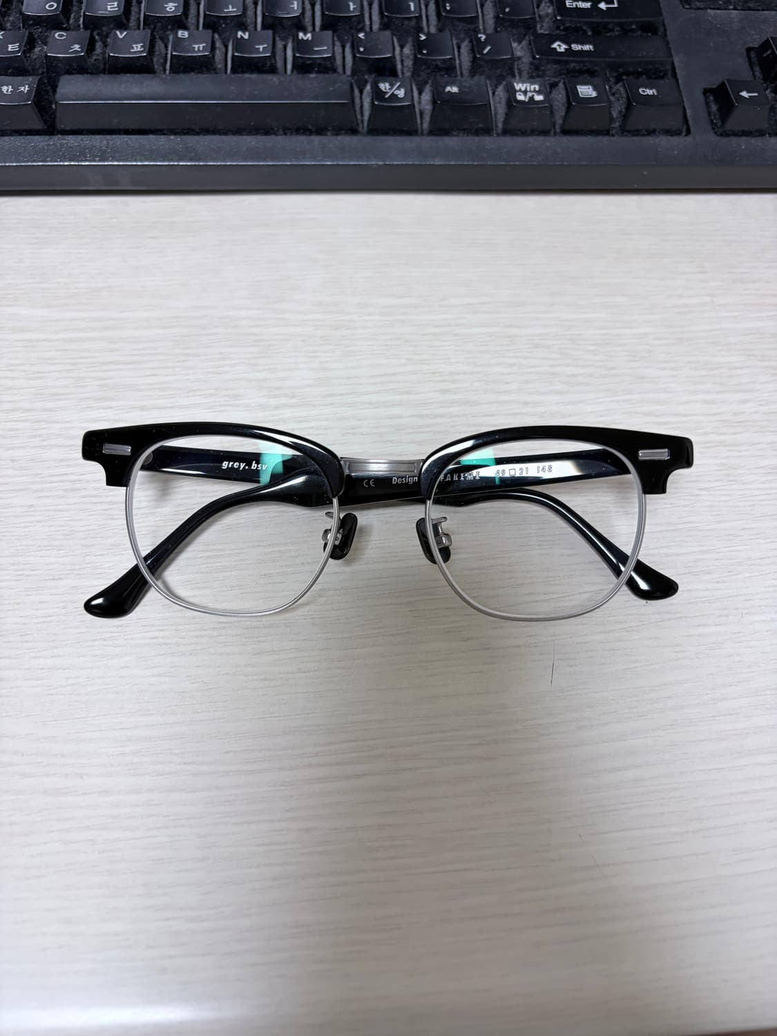 페이크미 그레이 하금테 블랙실버 상품이미지5