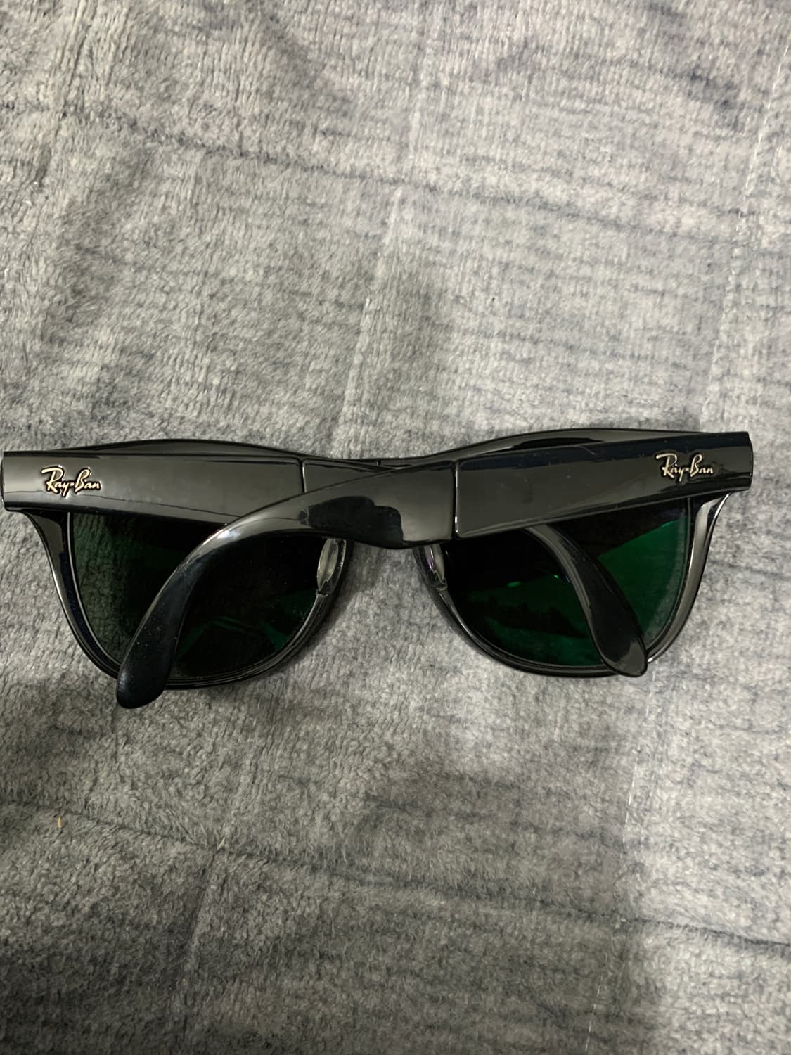 레이밴 폴딩 웨이페어러 블랙 선글라스 상품이미지2