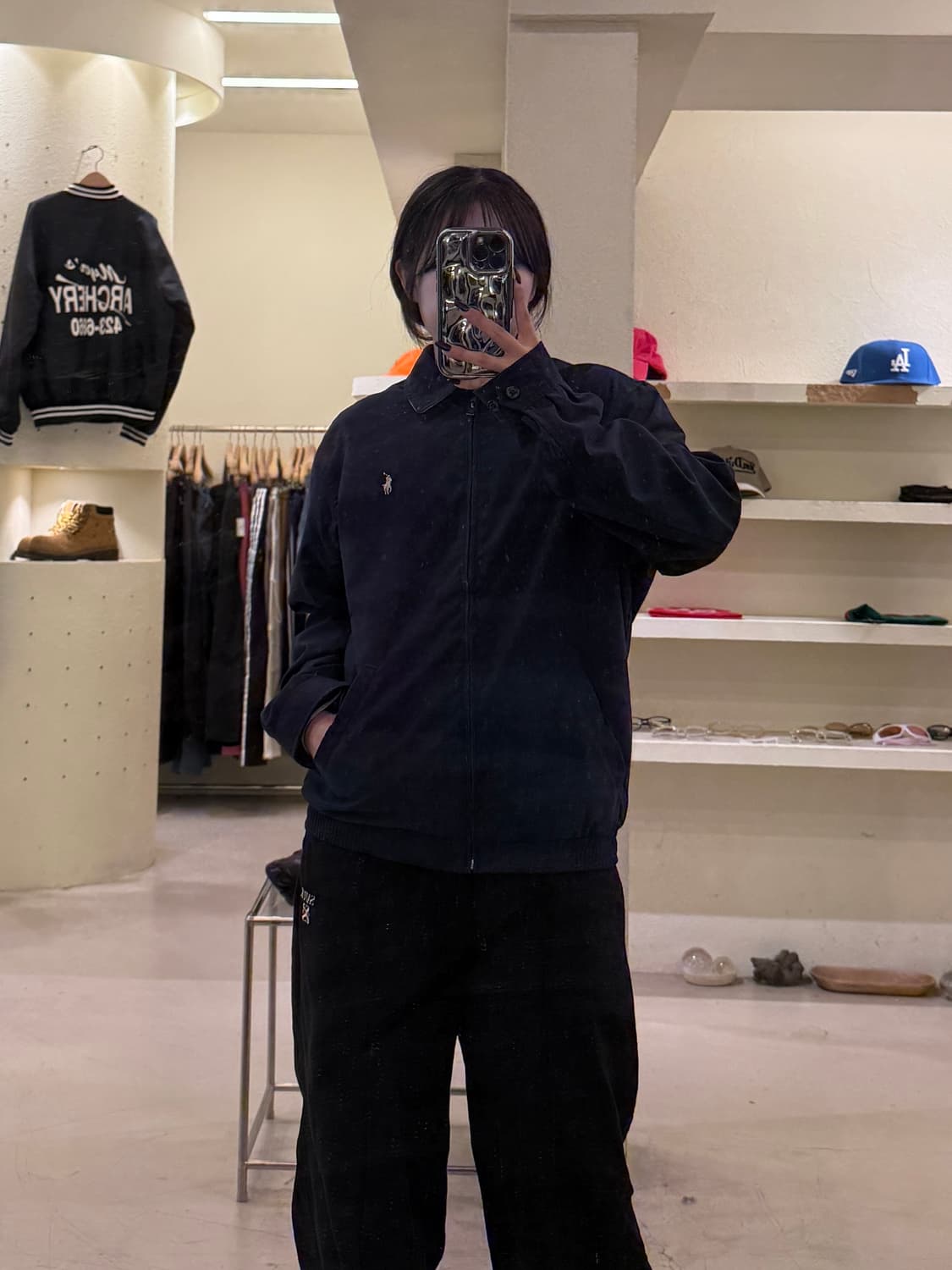 폴로 랄프로렌 베이지 포니 스윙톱 블루종 자켓 U1430 상품이미지1