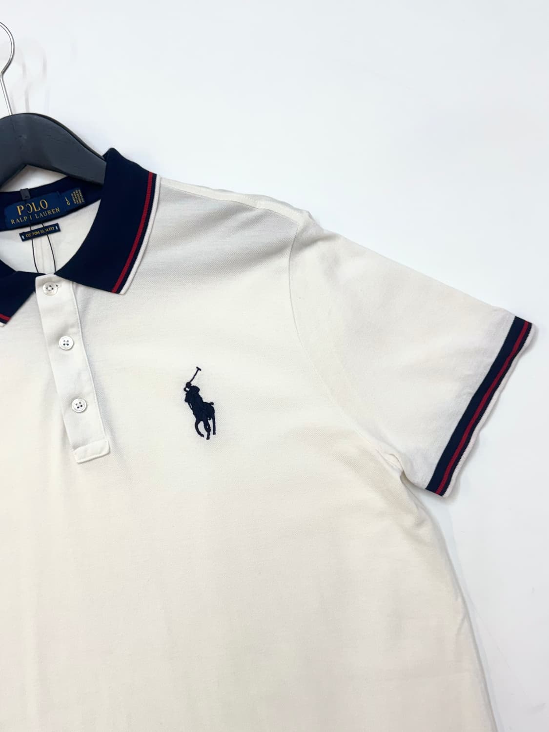 Polo Ralph Lauren 폴로 랄프로렌 화이트/네이비 컬러 빅포니 상품이미지4