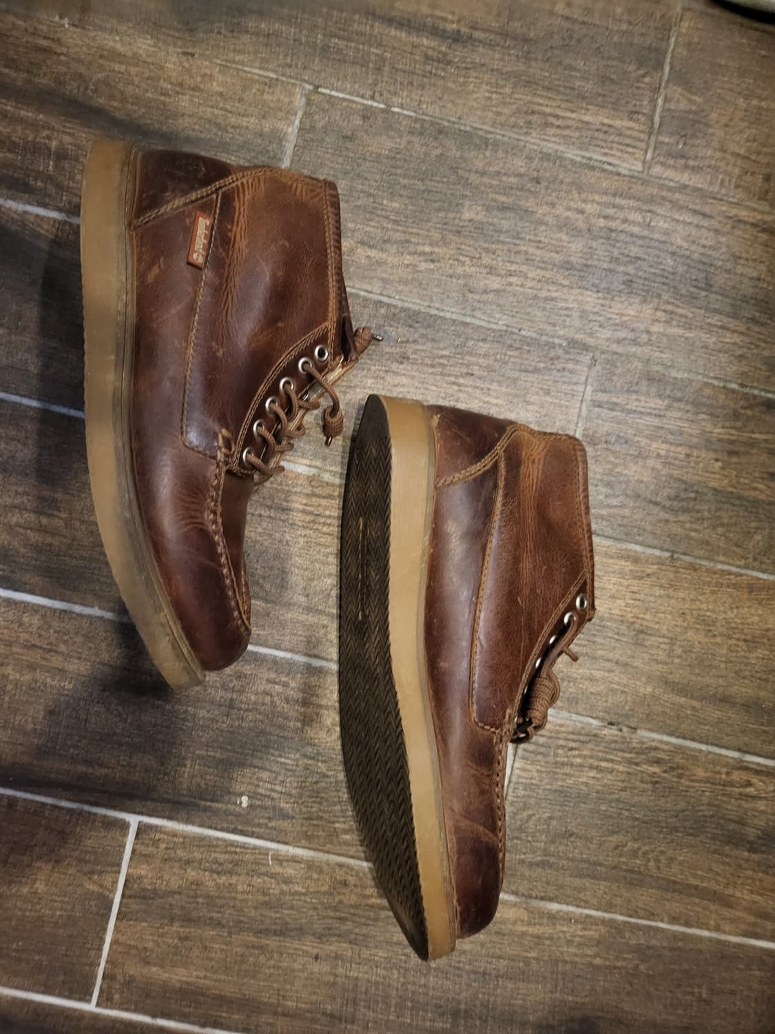 팀버랜드  가죽 브라운 부츠us8 상품이미지1