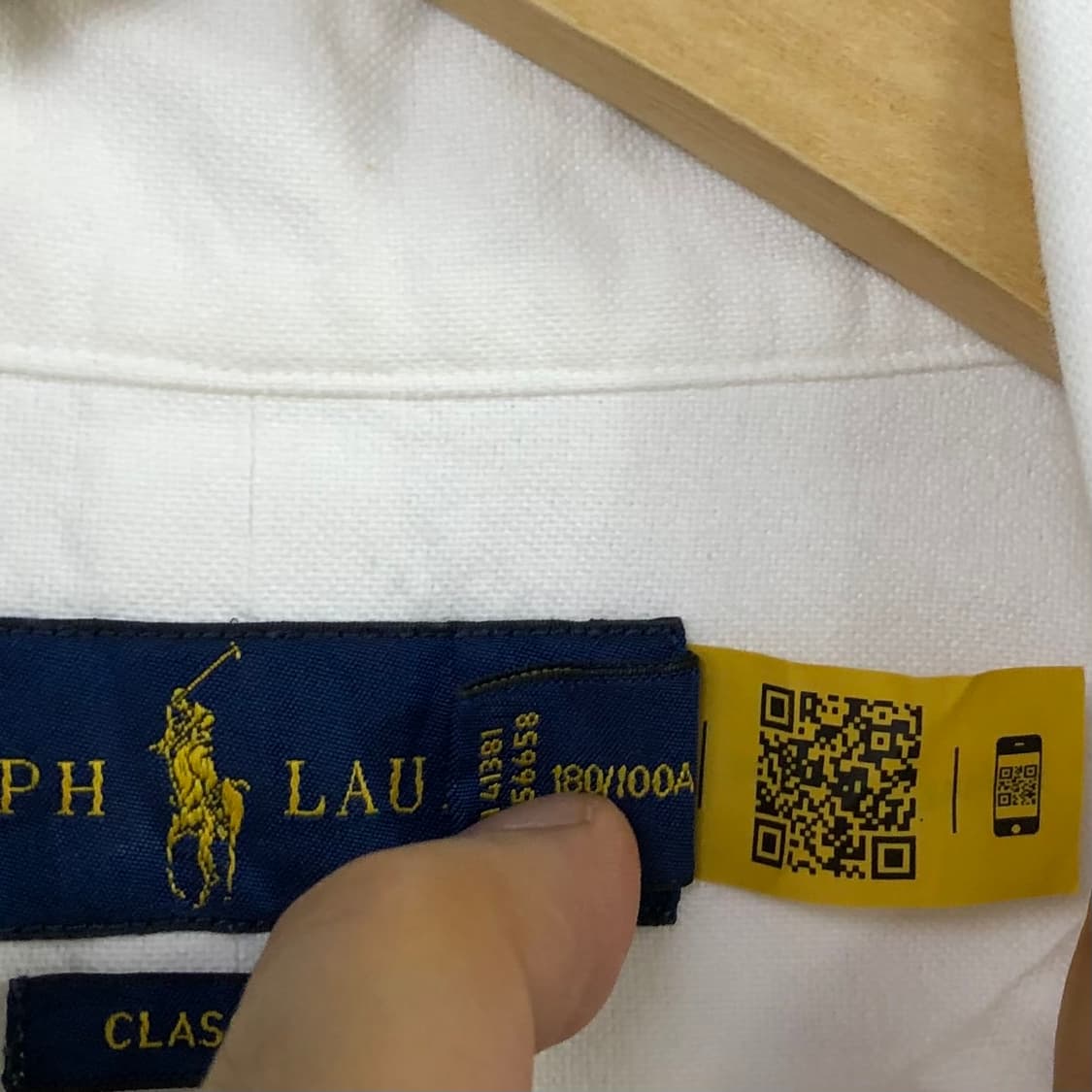 L 폴로 옥스포드 화이트 셔츠 상품이미지4