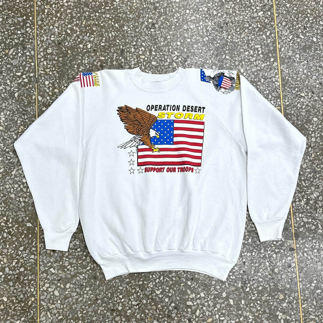 90s USA 오네이타 데저트 스톰 빈티지 스웻셔츠 XXL 상품이미지1