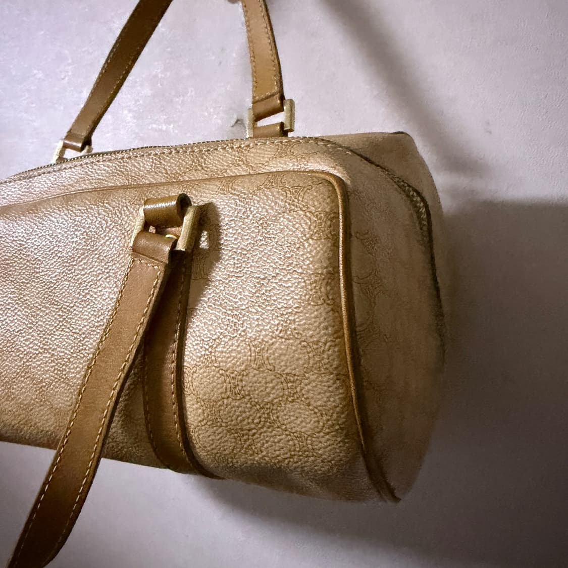 빈티지 셀린느 마카감 미니 원통 토트백 레어 상품이미지5