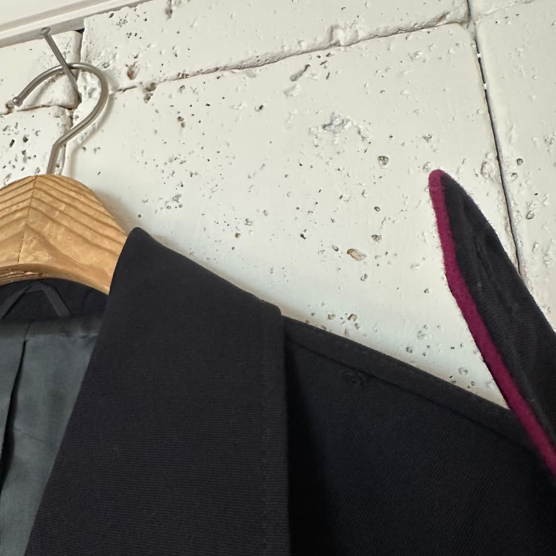 52 이탈리아군 네이비 트렌치코트 상품이미지3